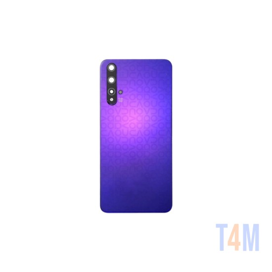 Tampa Trasera+Lente de Cámara Huawei Nova 5T Roxo